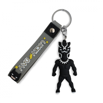 Superhero Character Keychain For Collection Gift Black Panther Superhero Character Keychain For Collection Gift Black Panther